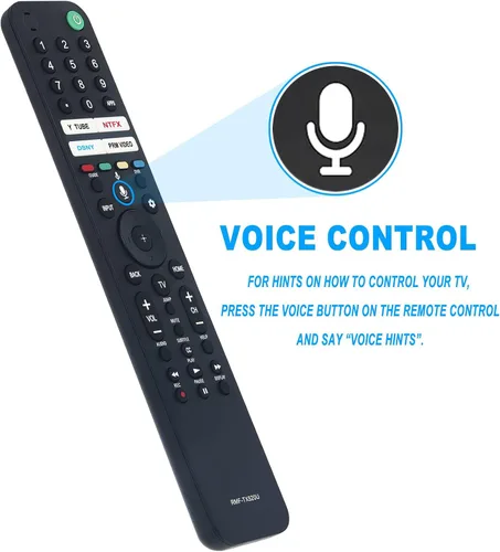 Vista 2 de Nuevo control remoto de voz de repuesto RMF-TX520U para Sony Bravia LCD TV XR-65A80J XR-65X90J XR-77A80J KD-75X80J KD-43X85J KD-50X85J KD-85X85J
