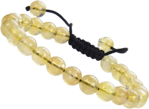 Vista 39 de MASSIVE BEADS - Pulseras ajustables unisex de cuentas de cristal de piedras preciosas con poder curativo natural, de macramé Piedras de 7 chakras