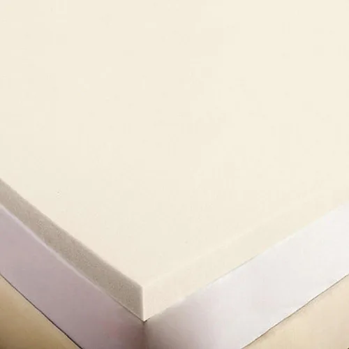 Vista 2 de FoamRush Cubrecolchón de espuma viscoelástica de tamaño individual de 1 pulgada de grosor, fabricado en Estados Unidos
