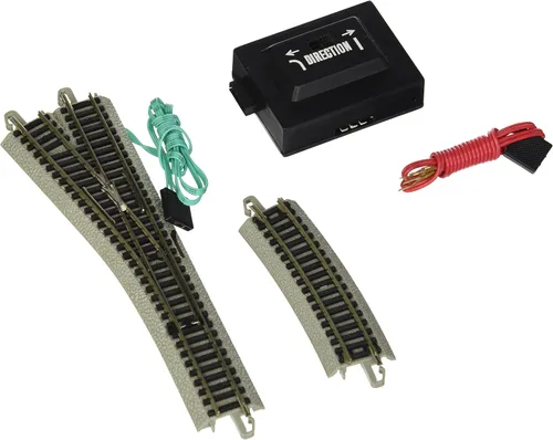 Vista 3 de Bachmann Industries E-Z Track 4 Turnout - Izquierda (1/tarjeta) Escala N