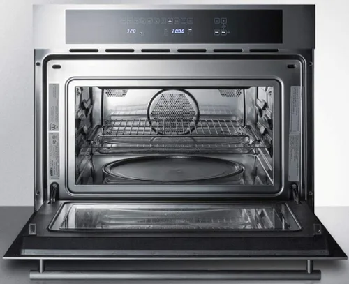 Vista 2 de Summit CMV24 - Horno de pared (acero inoxidable)