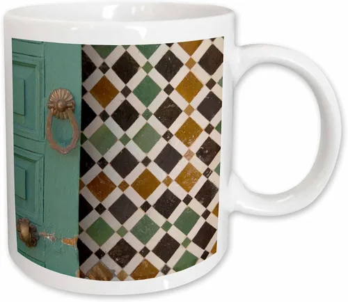 Vista 10 de 3dRose Danita Delimont – Moorish la Arquitectura – Marruecos, Islamic law courts, puerta de knocker-af29 cmi0032 – Cindy Miller Hopkins – Tazas
