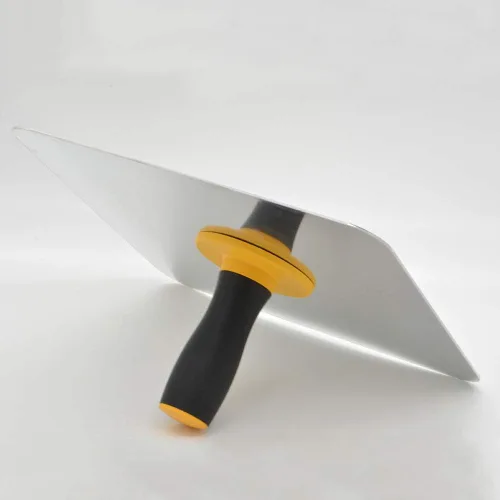 Vista 7 de Soporte para tablero de mortero, halcón de enlucido de aluminio con mango de agarre suave, pintura casera con mango herramienta de enlucido
