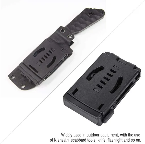Vista 3 de Clip de cinturón de cuchillo, clip de cuchillo táctica táctica hebilla de cinturón universal utilidad clip camping Mag bolsas funda herramienta