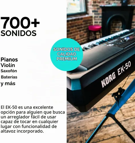 Vista 6 de Korg, 61-Key Keyboards & Pianos (EK50)