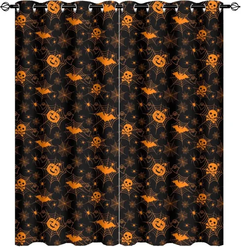 Vista 26 de Cool King of The Forest - Cortinas opacas con diseño de tigre anime, fantasía, animal, fuego, tigre, hielo, con ojales, ahorro de energía, 2