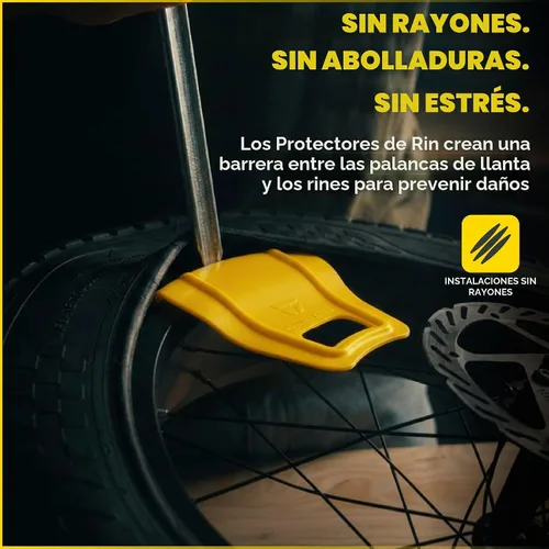 Vista 5 de Ultraverse Kit combinado de soporte para cuentas de neumáticos de bicicleta
