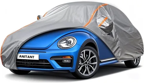 Vista 13 de Funda impermeable para automóvil deportivo, súper ligera, para todo tipo de clima, resistente a los rayos UV y a los arañazos, con cremallera