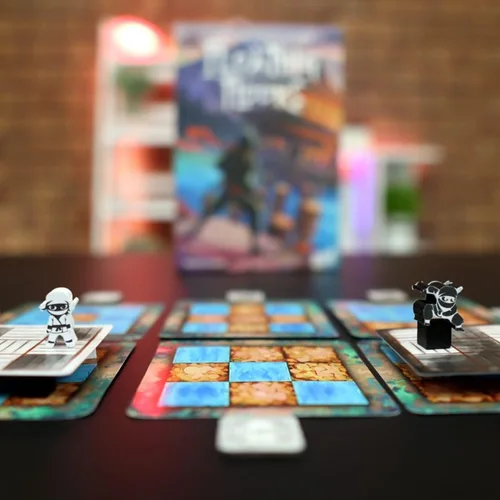 Vista 7 de CardLords Floors - Un juego táctico 3D de equilibrio y astucia, equilibra tus ninjas con Jutsu, juego de mesa para mover y coleccionar, 2-4