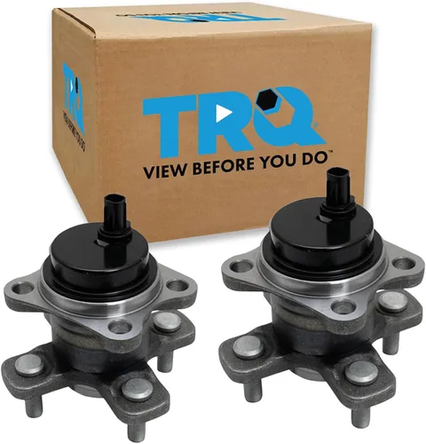 Vista 23 de TRQ Juego de 2 rodamientos de rueda delantera y conjunto de cubo compatible con Tesla 3 2020 Y 2018-2019 para Tesla 3 2020 Tesla Y AWD 2018-2019