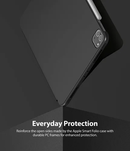 Vista 5 de Ringke Funda con teclado Frame Shield diseñada para iPad Pro 11 2021 (11 pulgadas, 3ª generación), color negro mate