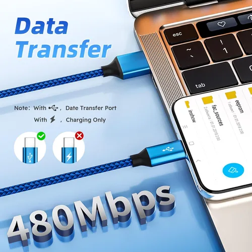 Vista 4 de 4 in 1 USB A to USB C Cable, Phone Charger Type C Multi Charging Cable