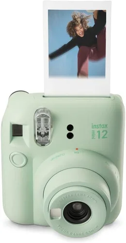 Vista 5 de Fujifilm instax Mini 12 - Cámara instantánea con paquete de 20 películas de disparo, color verde menta