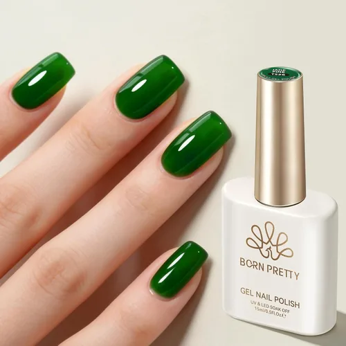 Vista 26 de Born Pretty - Esmalte de gel blanco lechoso, color blanco gelatina