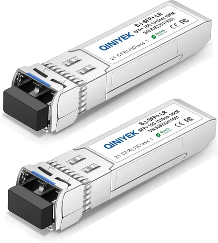 Vista 11 de Transceptor SFP+ 10GBase-SR, módulo SFP+ LC multimodo 10G 850 nm, hasta 984.3 ft, compatible con Cisco SFP-10G-SR, Unifi UF-MM-10G, Meraki