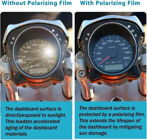 Vista 3 de Láminas de película polarizada adhesiva, filtro polarizador lineal de 11.8 x 7.8 pulgadas para reparación de pantalla y física educativa, paquete