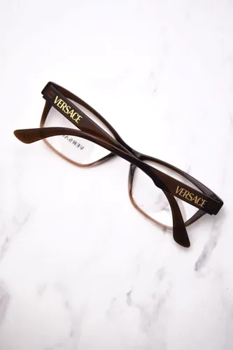 Vista 6 de Gafas graduadas Versace VE 3316 5332 Marrón Gradient Beige, Marrón