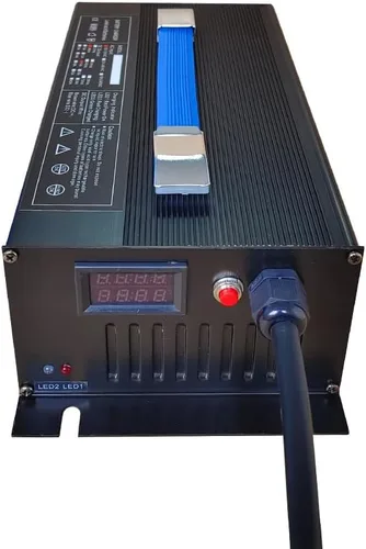 Vista 4 de Nuevo cargador de batería 48V 15A para Yamaha Golf Cart G19 G22, con enchufe de 2 pines