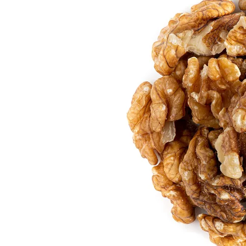 Vista 7 de Nueces enteras naturales sin cáscara mitades y piezas - Bocadillos para Nueces crujientes con mantequilla repletas de riqueza natural, ideales