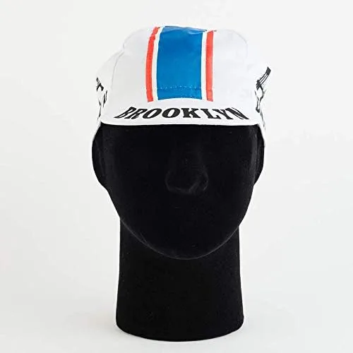 Vista 2 de APIS Gorra de ciclismo de algodón antisudor Brooklyn (blanco)