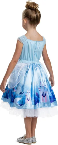 Vista 2 de Disfraz de Cenicienta para niñas, vestido oficial de princesa Cenicienta de Disney