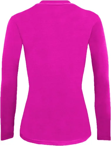 Vista 68 de Natural Uniforms Camiseta Under Scrub para mujer, cuello redondo, manga larga, paquete de 3, paquete múltiple de 3