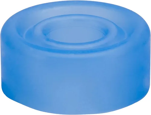 Vista 4 de CalExotics Advanced Silicone Pump Sleeve - Bomba de pene masculino Accesorio de anillo de confort - 3 pulgadas - Azul