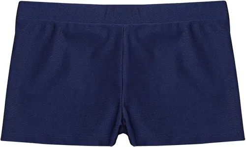 Vista 5 de ranrann Pantalones cortos de gimnasia para niños y niñas pantalones cortos deportivos de ballet y baile Pantalones cortos elásticos para bailar