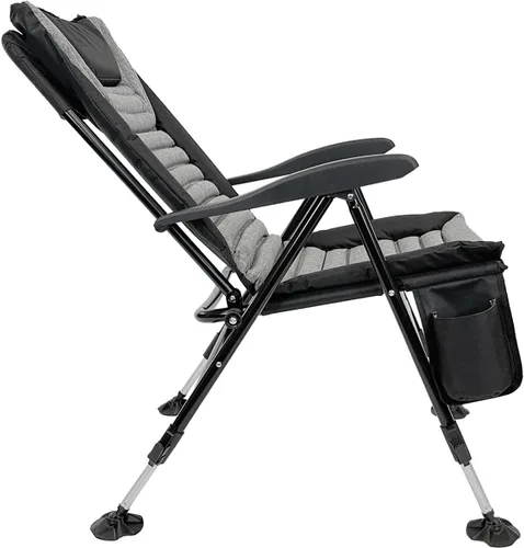 Vista 5 de Kuma Outdoor Gear Silla fuera de la rejilla, gris jaspeado, 832-KM-OGC-HG
