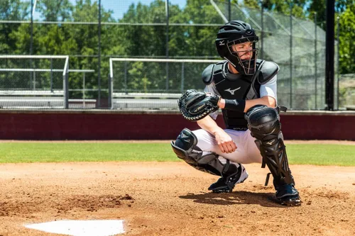 Vista 5 de Mizuno Espinilleras de béisbol samurái juvenil