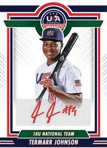 Vista 9 de Panini Prestige Panini Stars and Stripes USA Baseball Blaster Factory Sealed 2022