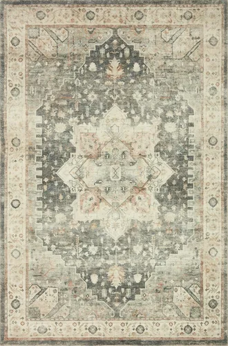 Vista 5 de Loloi II Rosette Beige/Multi 2'-2" x 3'-8" Alfombra decorativa