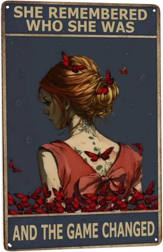 Vista 13 de Arte de pared de metal bohemio para jardín, decoración hippie con humor retro y diseño nativo americano, ideas divertidas para baño y regalo, 8 x 12
