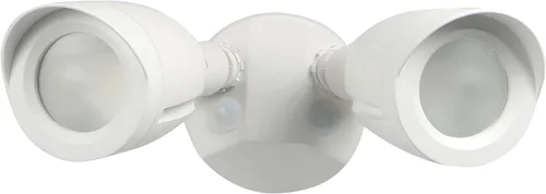 Vista 8 de Satco Luz de seguridad para exteriores 65-714, accesorio de inundación LED de doble cabeza de bala, blanco cálido de 3000 K, carcasa de aluminio