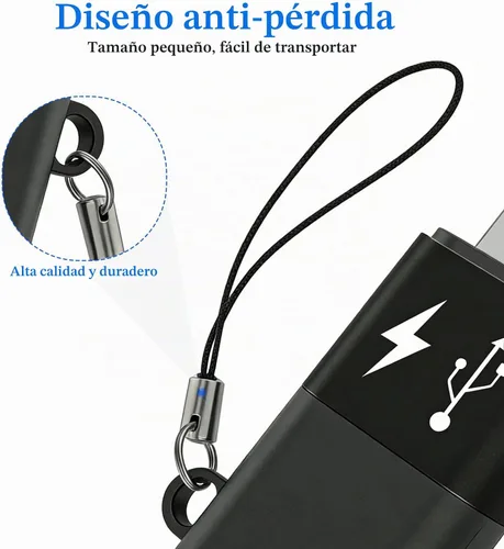 Vista 6 de Adaptador USB C a OTG de iluminación para conectar DJI Mic Mini y DJI Mic Series Receptor a iOS iPhone 14 13 12 11 Conector Smartphone/PC/Mac