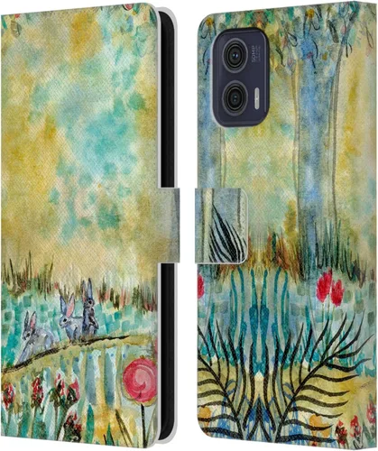 Vista 11 de Head Case Designs Officially Licensed Wyanne Half Light Nature 2 Leather Book Wallet Case Cover Compatible with Motorola Moto G73 5G