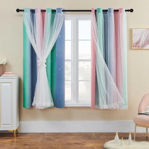 Vista 110 de XiDi - Cortinas para decoración de dormitorio Beige34/54/1