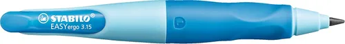 Vista 2 de STABILO Portaminas ergonómico EASYergo 3.15 - para zurdos - Azul claro/Azul oscuro + Sacapuntas Paquete de 1 - Azul claro/azul oscuro + sacapuntas