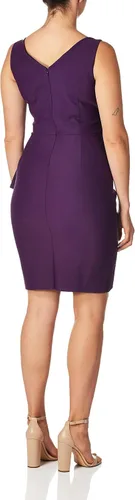 Vista 3 de Alex Evenings - Vestido corto para mujer adelgazante fruncido con volantes talla chica y regular