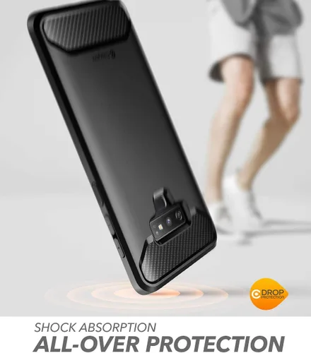 Vista 3 de Clayco Xenon Series - Funda para Samsung Galaxy Note 9 (versión 2018), carcasa resistente de cuerpo completo con protector de pantalla curvado 3D