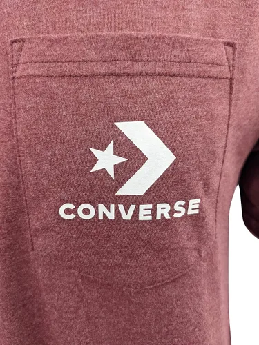 Vista 3 de Converse Camiseta con cuello redondo y bolsillo