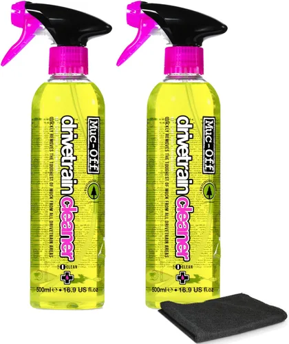 Vista 10 de Muc-Off Bio Drivetrain Cleaner Efectivo Limpiador y Desengrasante Biodegradable en Aerosol para Cadena de Bicicleta Apto para Todo Tipo