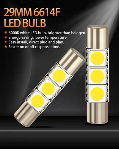 Vista 4 de Paquete de bombillas LED blancas compatibles con Jeep Grand Cherokee 2005, 2006, 2007, 2008, 2009, 2010, luz de domo de mapa interior, luz