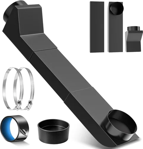 Vista 14 de Periscope Dryer Vent - 304 Steel, 29-45" Telescoping Duct 4