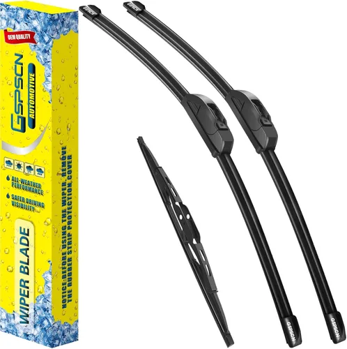 Vista 24 de GSPSCN 2 limpiaparabrisas de repuesto para Cooper R55, R56, R57, 2013, 2014, 2015, 19 + 18 pulgadas (juego de 2)