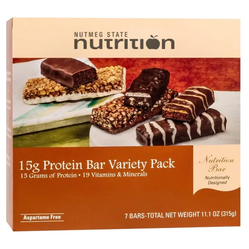 Vista 12 de Nutmeg State Nutrition Barras altas en proteínas, 7 porciones por caja (1 caja (7 porciones), chocolate negro S'mores)
