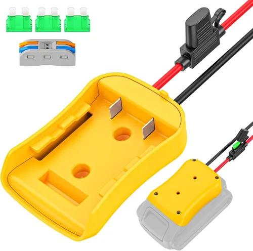 Vista 9 de Crivnhar Power Wheels - Adaptador de batería compatible con baterías Kobalt de 24 V Max, terminales de cable de calibre 14 con protección