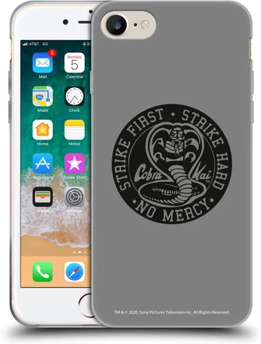 Vista 207 de Head Case Designs Funda de gel suave con licencia oficial de Cobra Kai Gold Medal Graphics compatible con Apple iPhone 7 Plus/iPhone 8 Plus