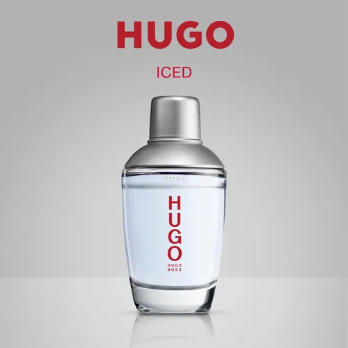 Vista 4 de Hugo Boss Eau de Toilette helado para hombre - Notas de menta helada, té salvaje y vetiver