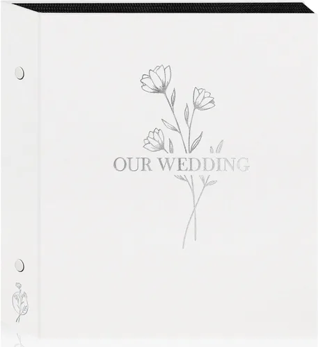 Vista 19 de Lanpn Álbum de Fotos de Boda 4x6 pulgadas 2 Paquetes, Cada Paquete Contiene 50 Fotos, Bolsillos Deslizantes Mini Álbumes de Fotos de Boda de Lino